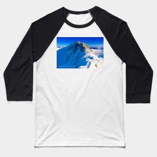 Crib Goch, winter conditions Baseball T-Shirt
